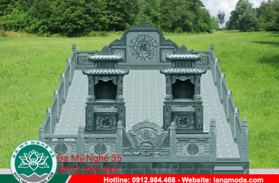 Chi tiết bố cục khu lăng mộ đá chuẩn Phong Thuỷ